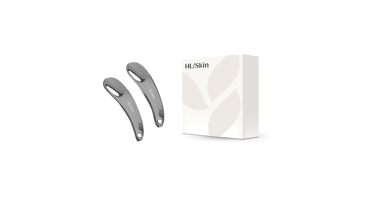 Lot de 2 spatules pour soins de la peau