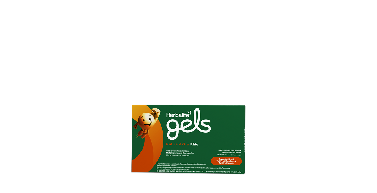 Gels NutrientVita Kids - 30 gommes saveur tutti frutti
